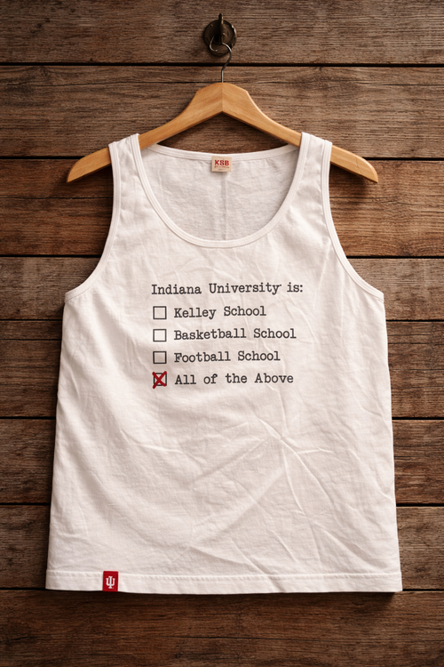 Front image of white Unisex Tailgate Tank