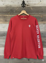 Long Sleeve Tailgate Tee (Crimson)