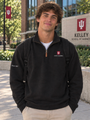 Man wearing Black Quarter Zip Godfrey and Hodge