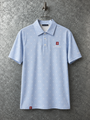 Front of the IU trident and golf clubs Polo
