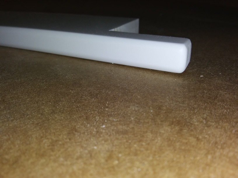 Corian white shower window sill