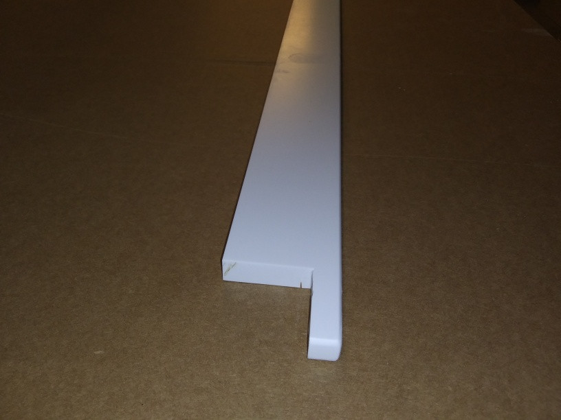 Corian white shower window sill