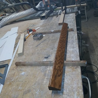 large oak wood threshold transition floor remoldel