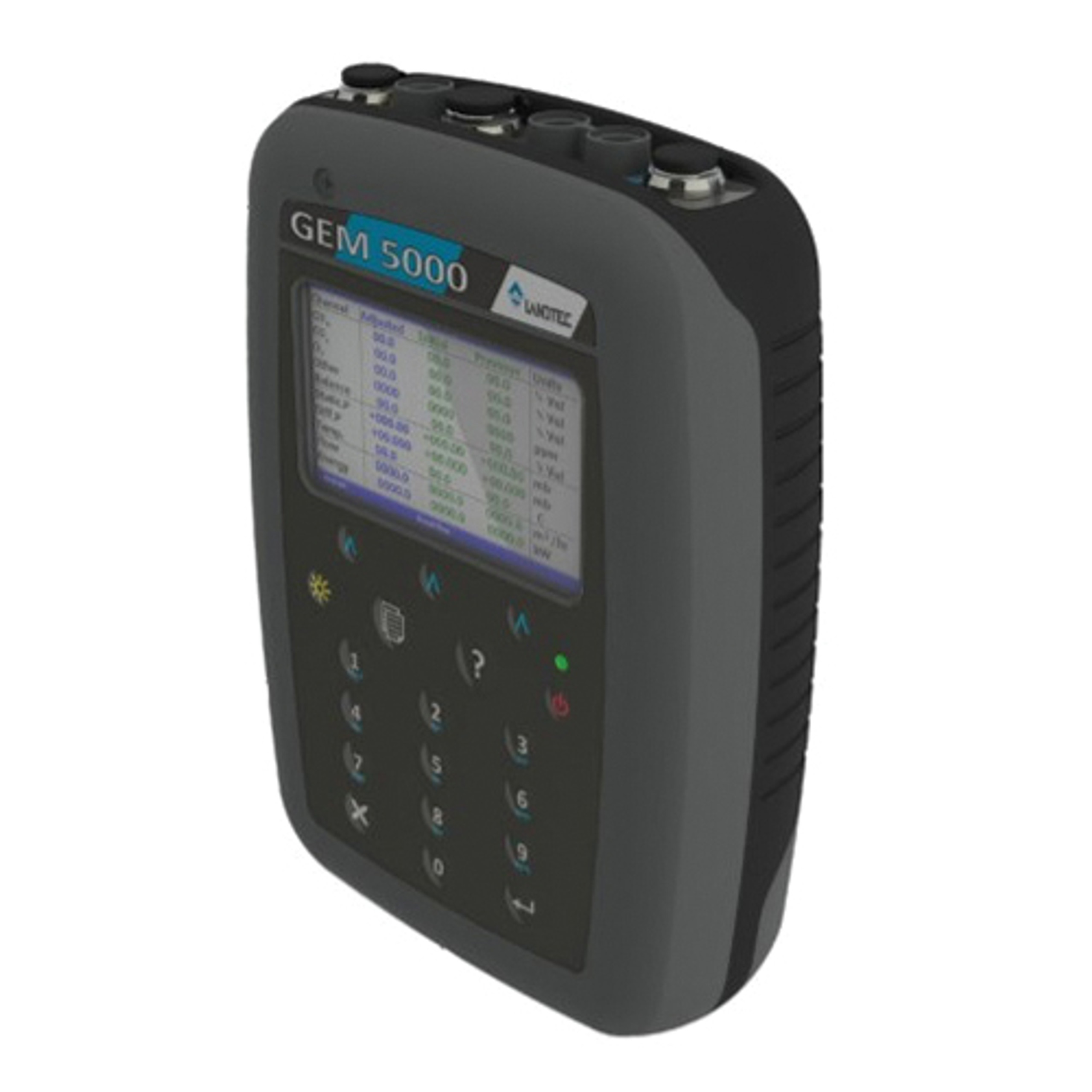 Landtec Gem5000 GEM5KPKG Portable Gas Analyzer, 0 to 100 CH4, 0 to 100