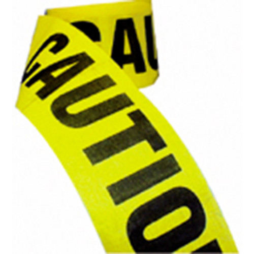 Caution Tape - Yellow background with bold black letters - Premier