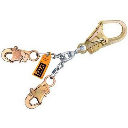 DBI-SALA® 5920050 Fixed Y-Type Chain Rebar/Positioning Lanyard, 310 lb Load Capacity, 20-1/2 in L - 5920050