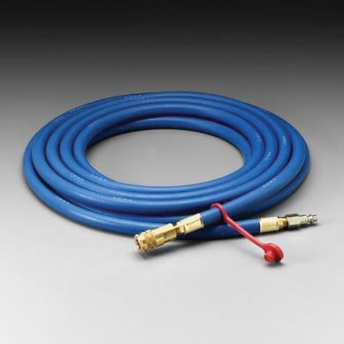 3M™ W-9435-100 High Pressure Supplied Air Hose, 125 psi, 3/8 in x 100 ft, Rubber, Blue