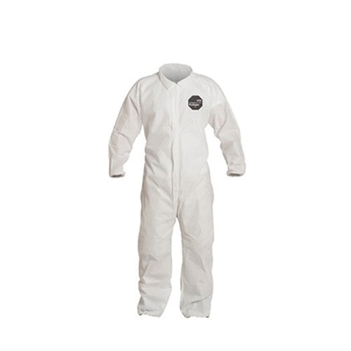 DuPont™ PB125S Collared Disposable Coverall, 2X, ProShield® 10, White