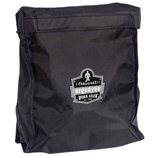 Arsenal® Respirator Bag, 10 in H x 4-1/2 in W x 9-1/2 in D, 420D Nylon, Black, for Full Masks