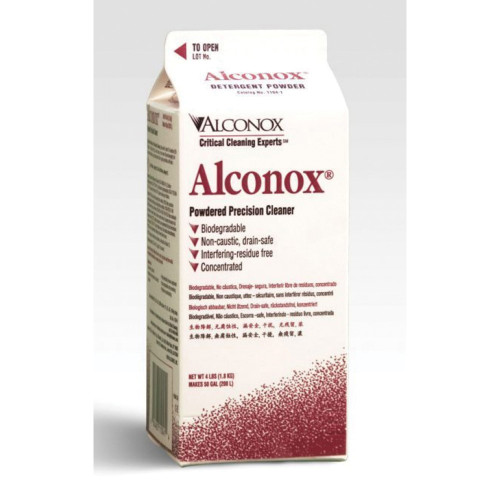 Alconox® 1104-1 Precision Cleaner, 4 lb Milk Carton, Powder, White