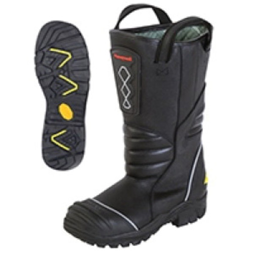 Honeywell Safety PRO Series NightHawk™ 5555-12XW Vibram® Racer Extra Wide Boot, 12, Premium Full-Grain Cowhide Leather