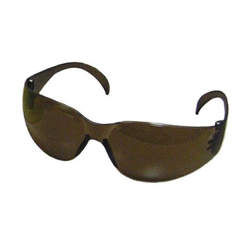 PIP Zenon Z12 250-01-5504 Scratch-Resistant Safety Glasses, Universal, Dark Brown Frame, Dark Brown Lens