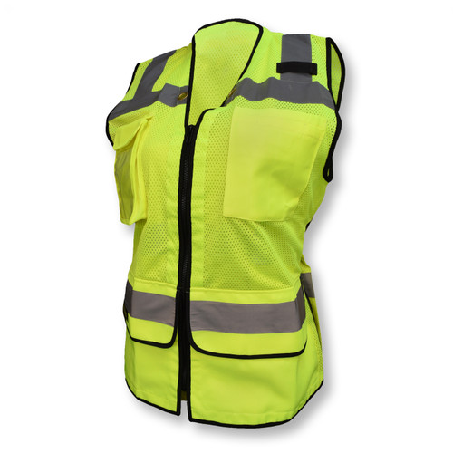Radians SV59W Heavy Duty Surveyor Safety Vest - Green - Size M - Womens
