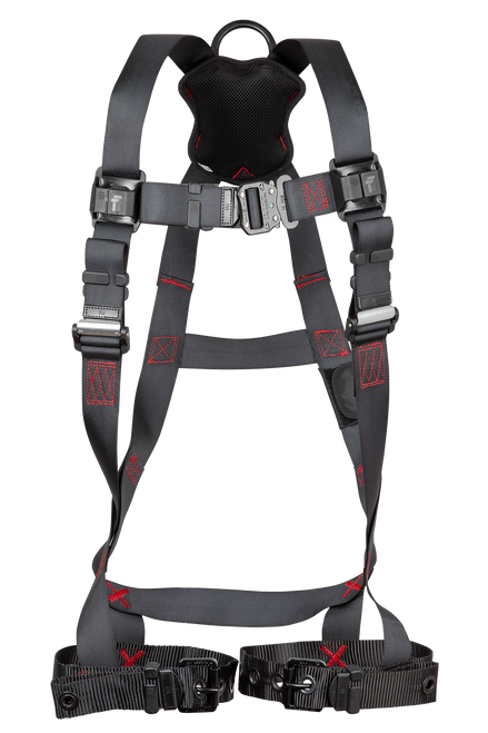 FT-Iron 1D Standard Non-Belted Full Body Harness, Tongue Buckle Leg Adjustment - 2X/3X