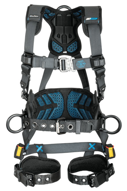 FT-One™ 3D Construction Belted Full Body Harness, Tongue Buckle Leg Adjustments - S