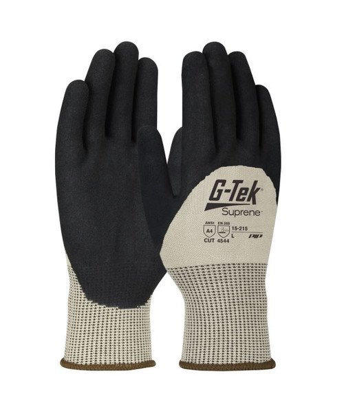 G-Tek® Suprene™ Seamless Knit Suprene™ Blended Glove with Nitrile Coated MicroSurface Grip on Palm, Fingers & Knuckles Size 2XL