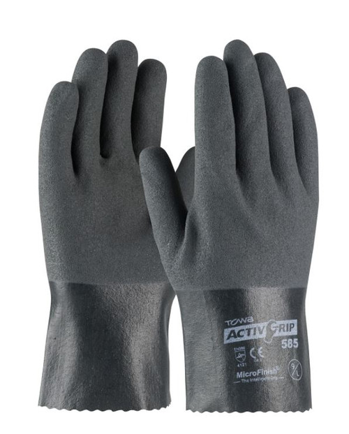 ActivGrip™ Nitrile Coated Glove with Cotton Liner and MicroFinish Grip - 10" Size Small