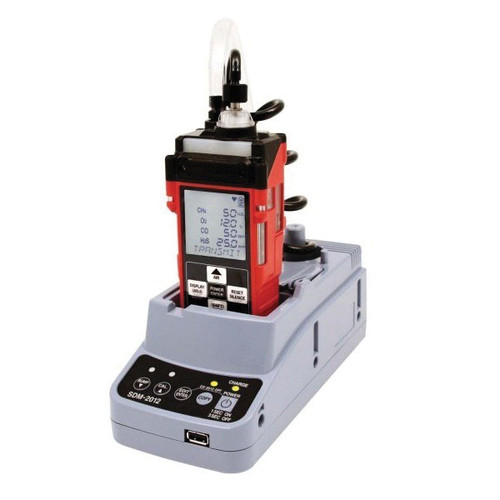 RKI SDM-2012 Stand Alone Calibration Station for GX-2012 Gas Monitor, CH4, O2, H2S, CO