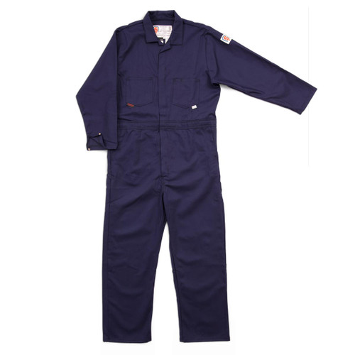 Coverall 100% Fr Cotton 7.5 Oz Navy Blue - S