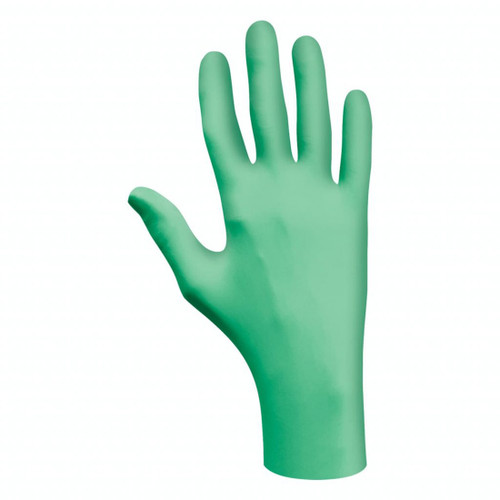 SHOWA® 1005L Powdered General Purpose Disposable Gloves, L, Natural Rubber Latex, Green
