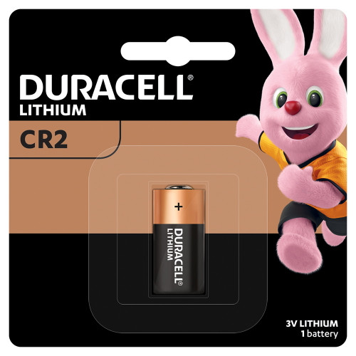 Duracell® Ultra CR2 LI-CR2 High-Power Lithium Battery, CR2 Size, Manganese Dioxide, 3 V