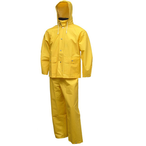 Comfort-Tuff® S63217-S Jacket & Bib Rainsuit, Medium, Yellow