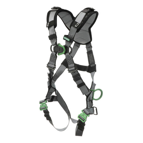 V-Fit Harness, Standard, Back, Chest & Hip D-Rings, Quick-Connect Leg Straps, Shoulder Padding