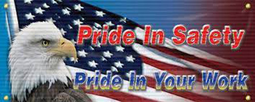 Banners Pride In Your Work (USA) 4 X 10