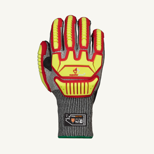 Superior Glove® TenActiv™ Ergohyde Riggers Gloves - Large