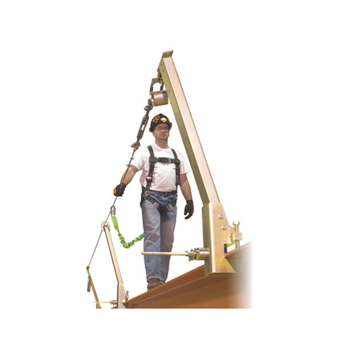 Miller SkyGrip SG8815-12 Single Span Temporary Horizontal Lifeline Kit, 310 lb Load Capacity, 60 ft