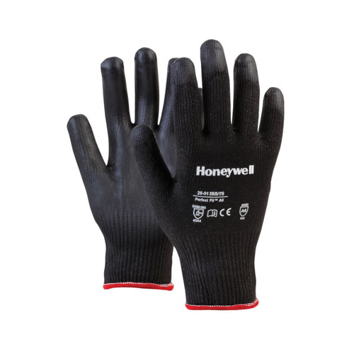 Honeywell Safety Perfect Fit™ 26-913BB Cut-Resistant Gloves, XL, HPPE, Black