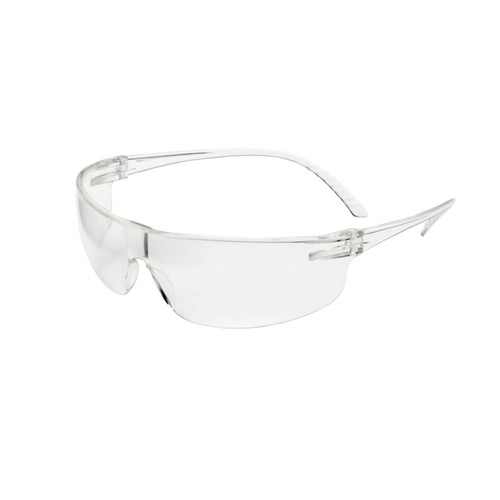 Uvex® SVP200 Low-Profile Safety Eyewear, M, Clear Frame, Clear Hardcoat Lens