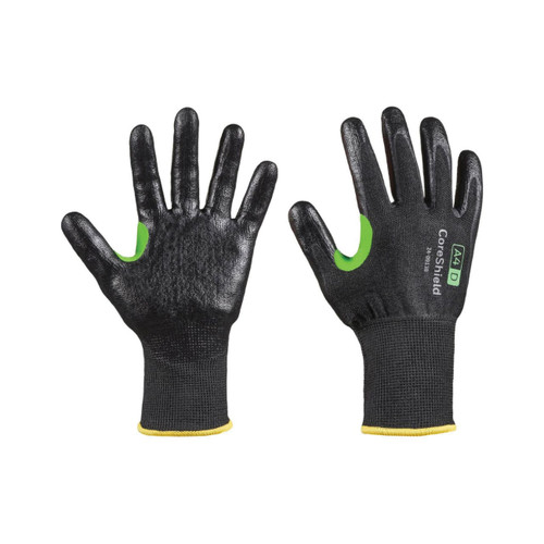 Honeywell Safety CoreShield™ 24-0913B Dipped Cut-Resistant Gloves, XS, HPPE, Black