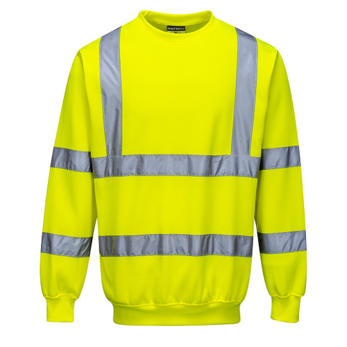 B303 - Hi-Vis Sweatshirt, Yellow - S