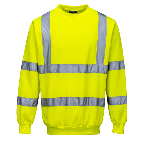 B303 - Hi-Vis Sweatshirt, Yellow - L