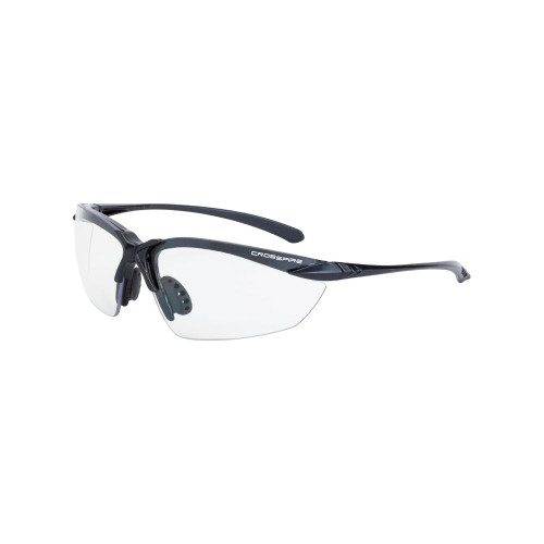 Radians 924 Safety Glasses, Sniper - Clear Lens / Matte Black Frame, 1 Pair