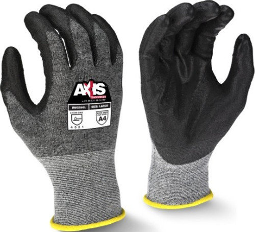 Radians® AXIS™ RWG566 Work Gloves, XL, HPPE/Stainless Steel, Black/Gray - RWG566-XL
