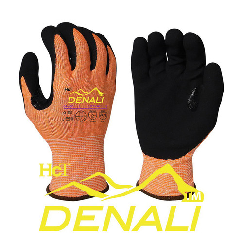 Armor Guys Extraflex DENALI™ 04-400 Reinforced Thumb Crotch Cut-Resistant Gloves, M, Orange/Black