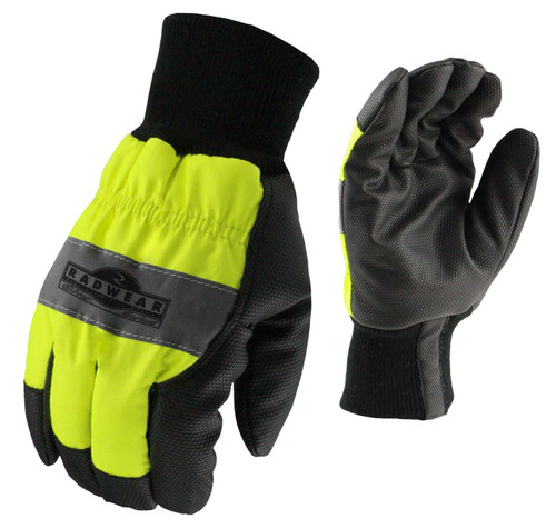 Radians RWG8002X Radwear Silver Series Hi-Visibility Thermal Lined Gloves - 2X, 1 Pair