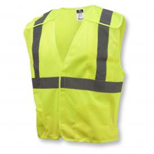Radians SV4GM Economy Type R Class 2 Breakaway Mesh Safety Vest - Yellow/Lime - S