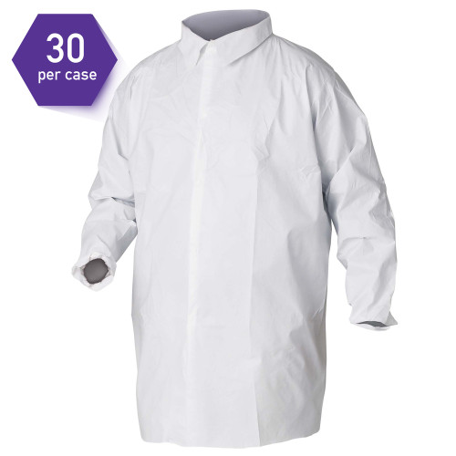 KleenGuard™ A20 Lab Coat, M, Open Wrists, No Pockets
