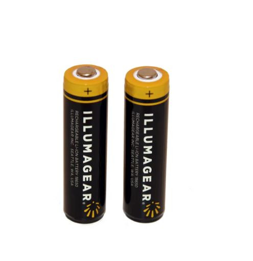 18650 LITHIUM ION RECHARGEABLE BATTERIES (2-PACK)
