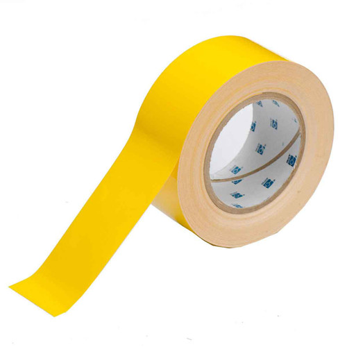 ToughStripe® Floor Marking Tape Roll -  Polyester, Solid Color, Yellow, 2" x 100'