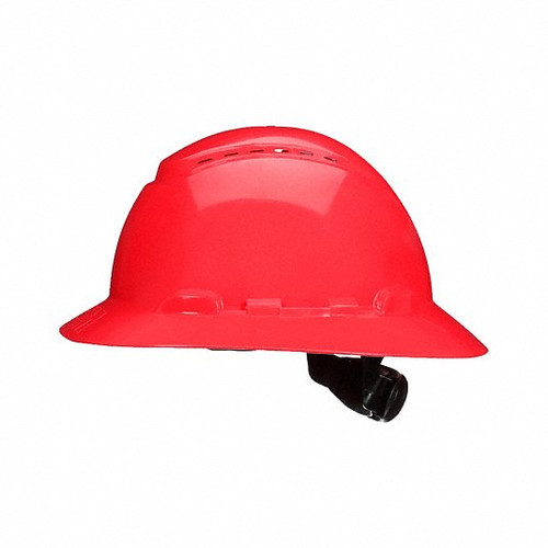 3MSecureFit H-805SFV-UV Full Brim UV Vented Red Ratchet 20/CS