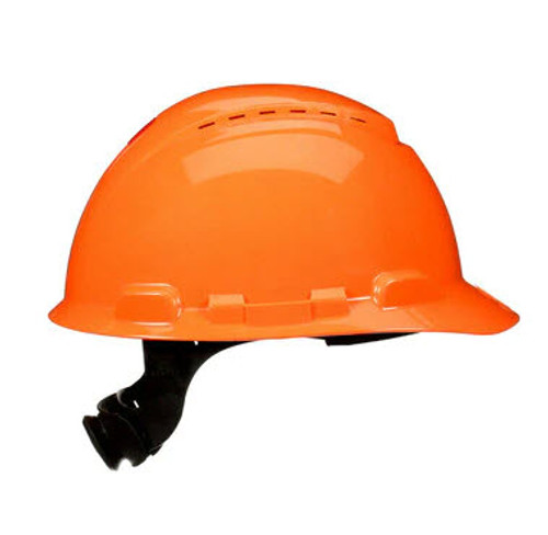 3MSecureFit H-706SFV-UV Hard Hat Vented Orange Ratchet 20/CS