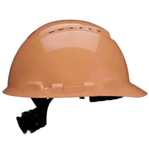 3MSecureFit H-711SFV-UV Hard Hat Vented Tan Ratchet 20/CS