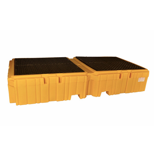 Ultra-Twin IBC Spill Pallet, With Drain