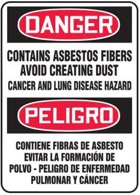 Spanish Bilingual Safety Sign, Dura-Plastic, 14"x10"