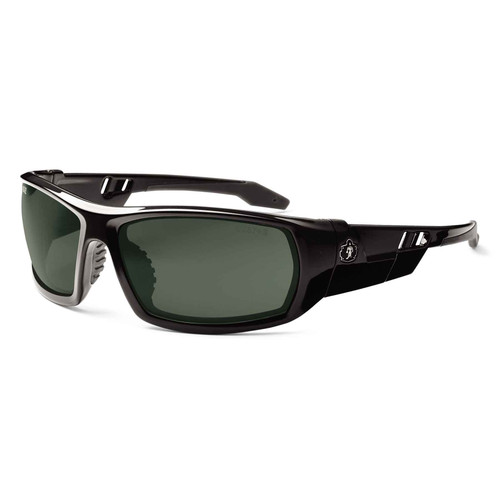 Skullerz® ODIN-PZ, Safety Glasses, Black, Polarized G15 Lens