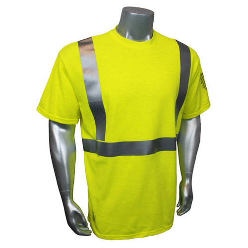 Radwear USA Fire Retardant Short Sleeve Safety T-Shirt, L